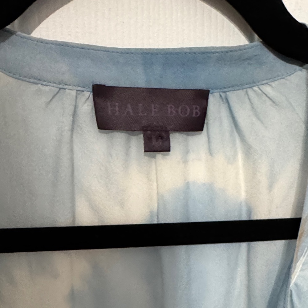 Hale Bob Blue and Brown Tie-Dye Tunic - Picture 4 of 7